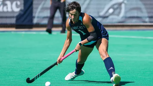 Amanda Funaro sends a pass upfield