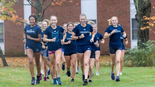 Women's XC runs at practice