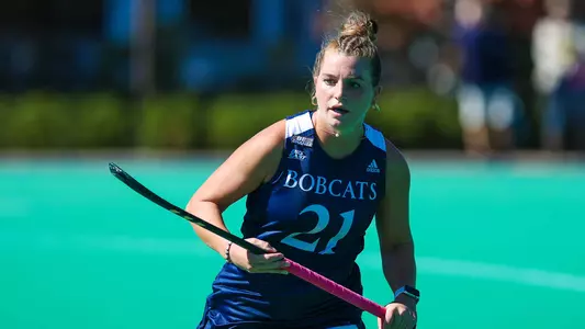 Julianna Cappello surveys the defense ahead of her