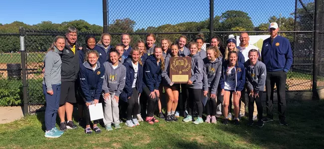 10.8 - WXC Poses with New England Championships Trophy