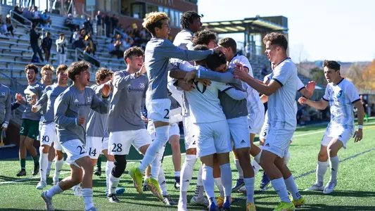 Men's Soccer Goal Celebration in Hamden (Nov. 10, 2022)