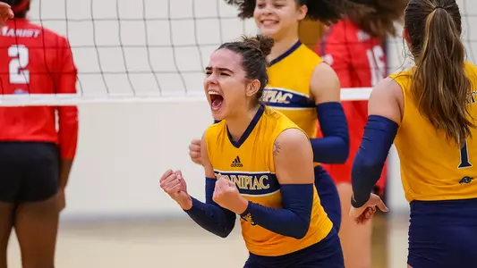 Damla Gunes celebrates a point