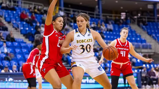Mikala Morris faces up against Fairfield
