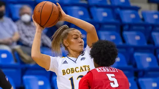 Rose Caverly surveys the floor