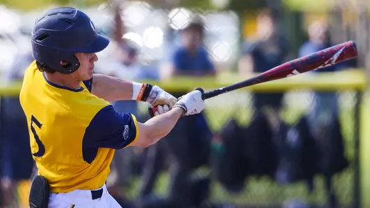 Jared Zimbardo swings at a pitch