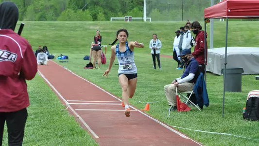 Britney Del Mundo competed in the long jump