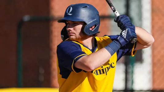 Andrew McDermott at the plate