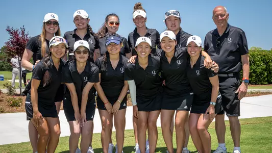 Women's golf team at NCAA Regionals