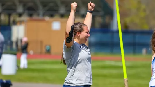 Mikah Maples celebrates at Yale