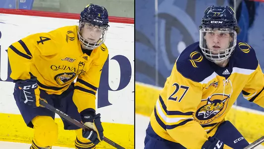 Men's Ice Hockey Assistant Captains - Burgart and Lombardi