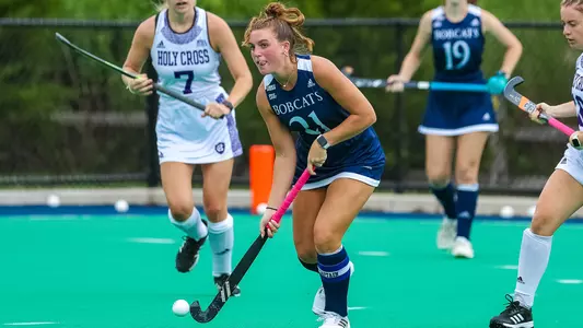 Julianna Cappello carries the ball up the field