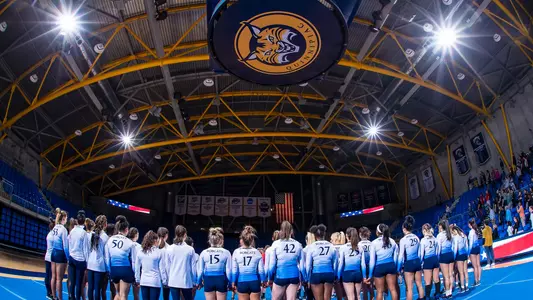 Acrobatics & Tumbling Huddle/Anthem Shot in Hamden, CT