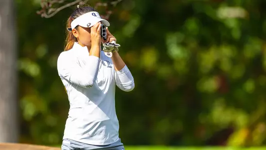 Emily Luu surveys the green and field