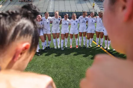 Team Huddle after Win vs SBU