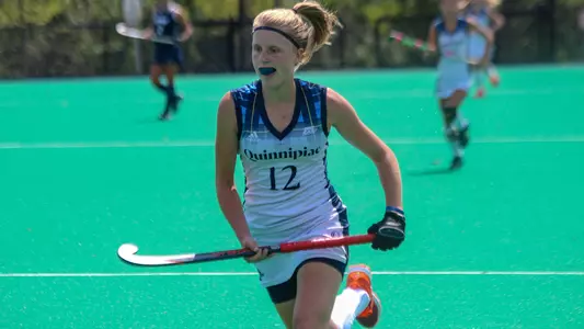 Eva Veldhorst sprints up the field