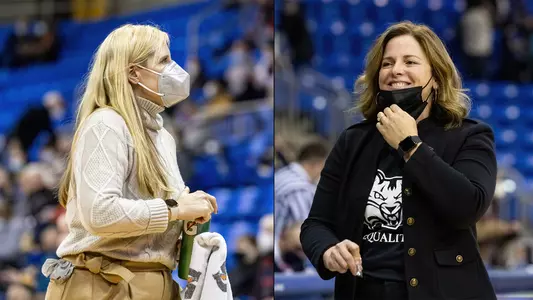 Sara MacDounough-Civitella & Becky Mella - QU Athletic Training / Title IX Piece