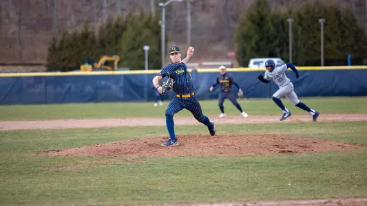 Matt Alduino delivers to the plate