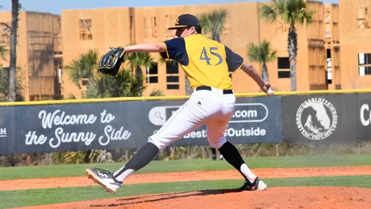 Andrew Rubayo delivers to the plate