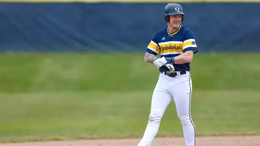 Sean Swenson smiles after double