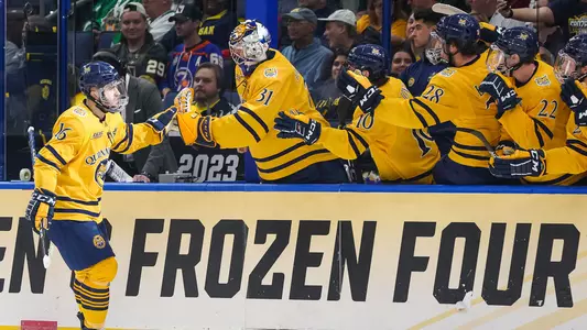 Jacob Quillan Goal at 2023 Frozen Four in Tampa (April 6 vs. Michigan)