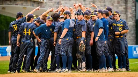 Baseball huddle