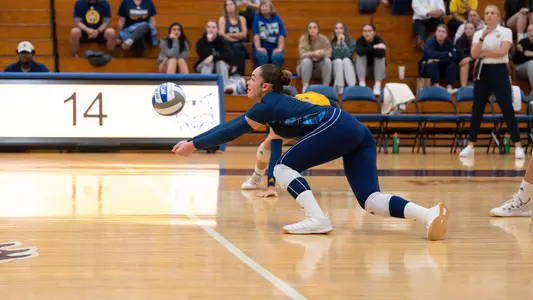Faavae Kimsel Moe dives for dig