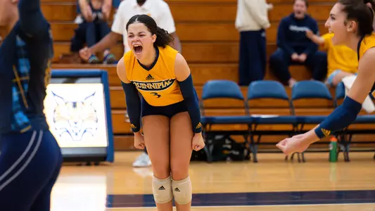 Alexandra Tennon celebrates