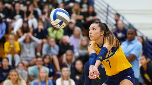 Yagmur Gunes attempts a dig