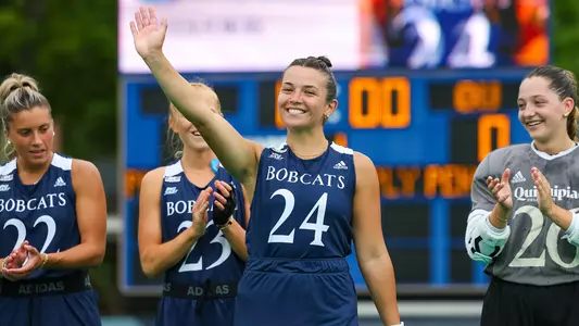 Olivia Howard introduced to the crowd during starting lineups