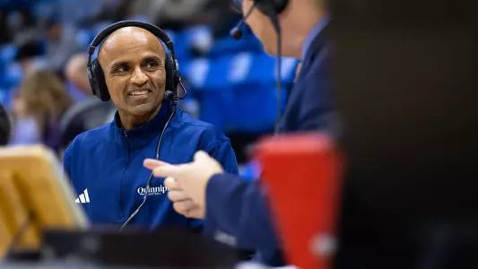 Brijesh Patel (MBB vs. Manhattan in Hamden, 1/7/24)