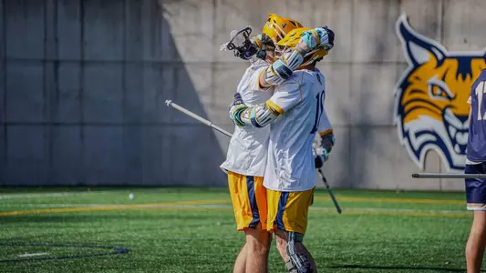 MLAX Celebration After a Goal in Hamden (3/30)