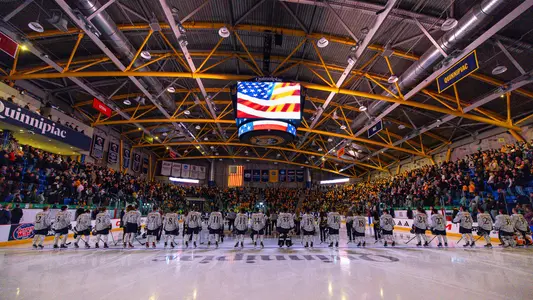 Men's Ice Hockey - National Anthem During Yale Game / Full Crowd (November 2023)