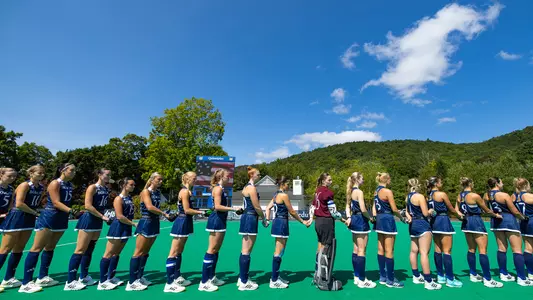 Field Hockey during national anthem