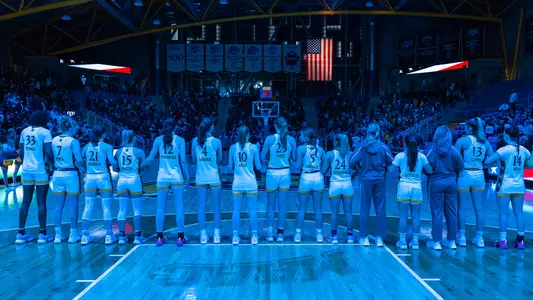 WBB National Anthem vs Rider (Dec. 19)