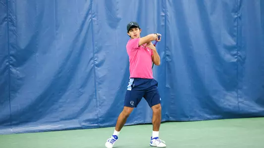 James Lorenzetti follows through on a forehand (Jan. 23, 2025)