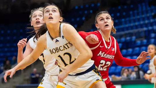 Ella O'Donnell Battles for a rebound against Marist (Jan 4th, 2025)