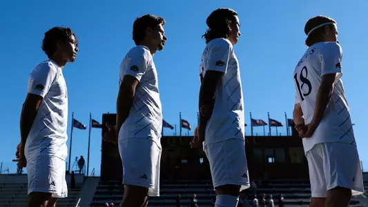 Men's Soccer Anthem Shot (Oct. 1, 2025 in Hamden, CT)