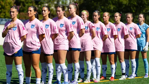 Women's Soccer National Anthem against Saint Peter's (October 4, 2025 in Hamden, Conn.)