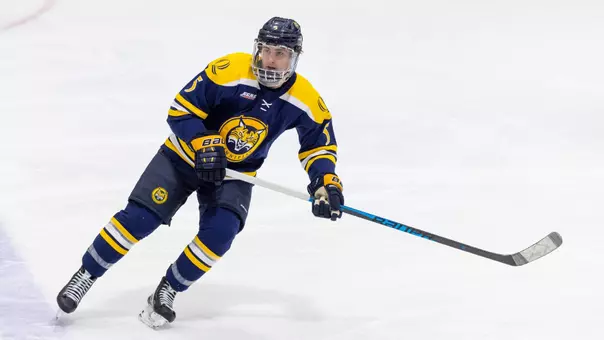 Brady Schultz Skates at Merrimack (Oct. 24, 2025 in North Andover, Mass.)