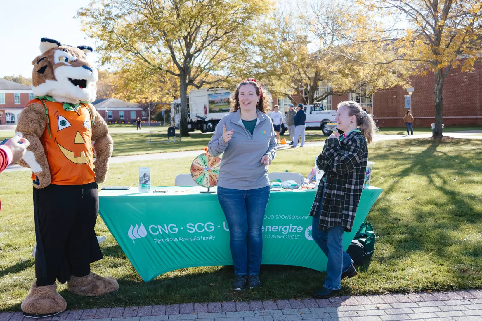 The Hamden Community Comes Together to Celebrate Boo Bash 2025, an annual event hosted by Quinnipiac University's Athletic Department and its student-athletes.