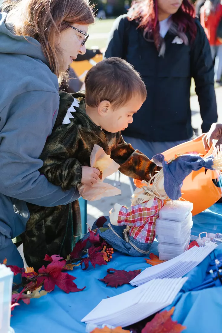 The Hamden Community Comes Together to Celebrate Boo Bash 2025, an annual event hosted by Quinnipiac University's Athletic Department and its student-athletes.