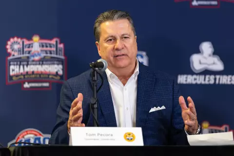 Tom Pecora at MAAC Tournament 2025