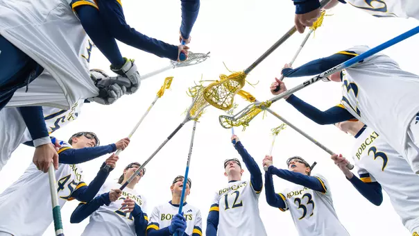 Quinnipiac Women's Lacrosse Readies for 2025 Contest Against CCSU (Feb. 12, 2025 in Hamden, Conn.)