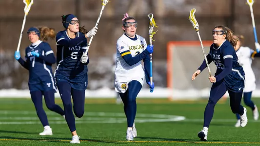 Caelan O'Connor Runs a Clear against Yale (Feb. 18, 2025 in Hamden, Conn.)