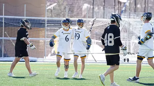 MLAX Goal Celebration in Hamden (2/22/25)