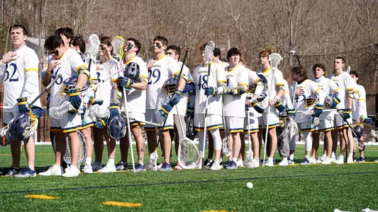 MALX During National Anthem 2025 in Hamden (Home Opener vs. Bryant)