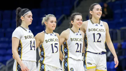 Quinnipiac at the free throw line versus Siena (Feb. 1, 2025)