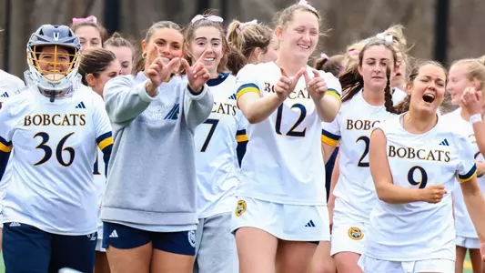 The Bobcats Put up a W after their win over Monmouth (March 1, 2025 in Hamden, Conn.)