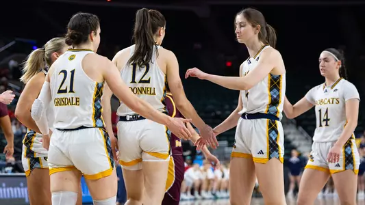 Bobcats High-Five in Win over Iona (March 12, 2025)