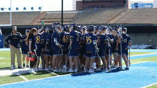 Men's Lacrosse Huddle 2025